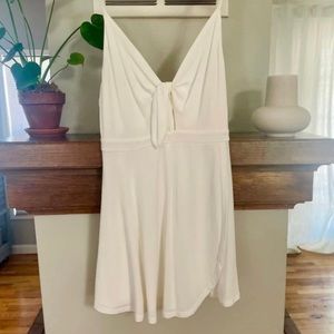 Urban Outfitters White Romper Dress - M